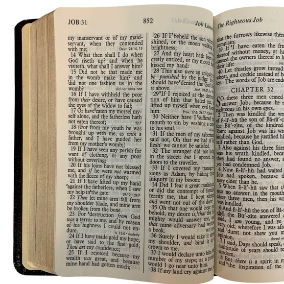 King James Version Holy Bible Giant Print Reference Edition Regency 1976 - Picture 8 of 12
